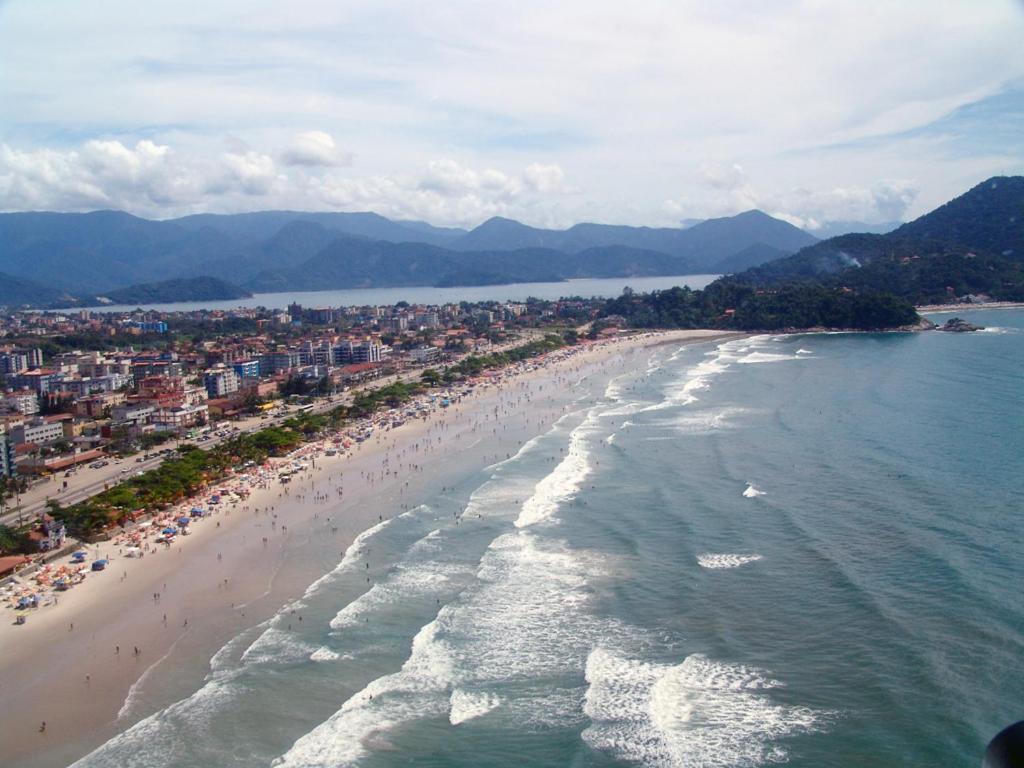 Lindo Apartamento Beira-Mar - Ubatuba-Sp Luaran gambar